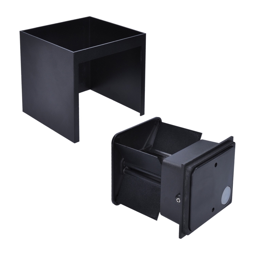 Brilagi - LED spoljašnje zidno svetlo CUBE LED/6W/230V crna IP54