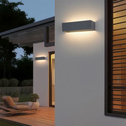 Brilagi - LED spoljašnje zidno svetlo DONNANI LED/12W/230V 30 cm antracit IP44