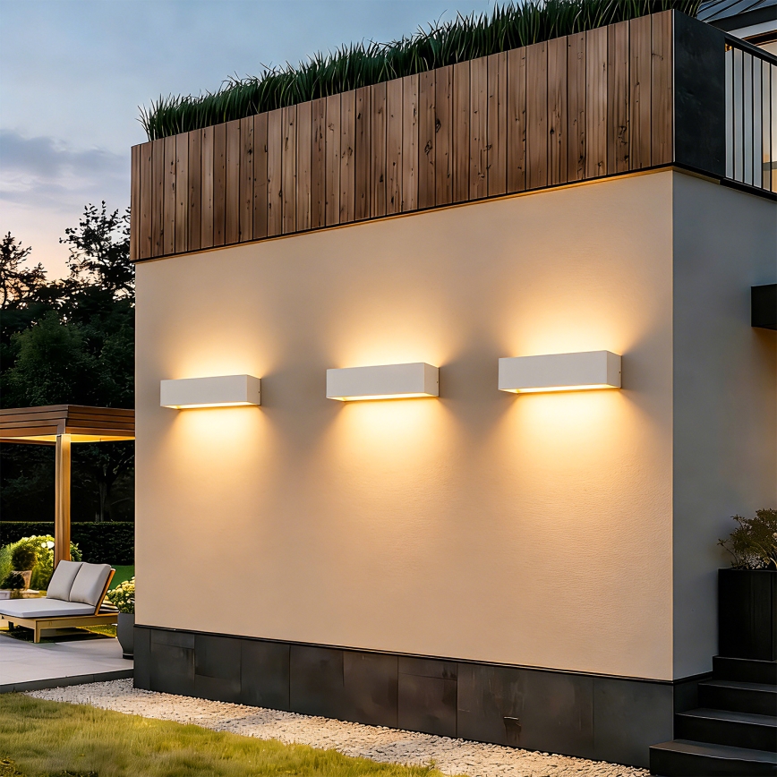 Brilagi - LED spoljašnje zidno svetlo DONNANI LED/12W/230V 30 cm bela IP44