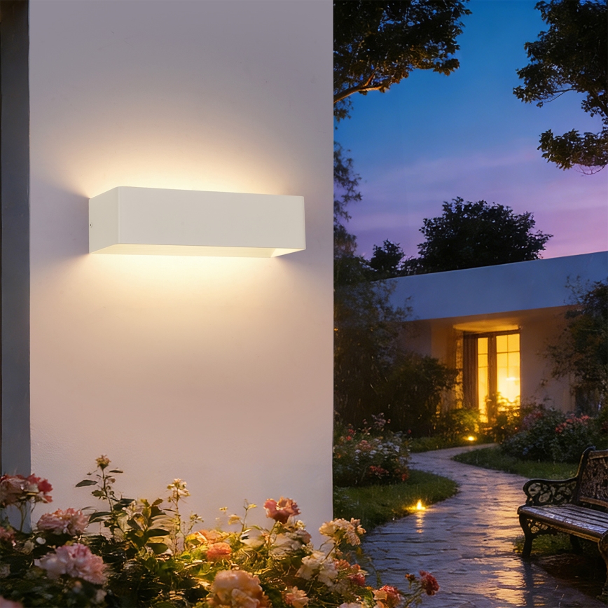 Brilagi - LED spoljašnje zidno svetlo DONNANI LED/12W/230V 30 cm bela IP44