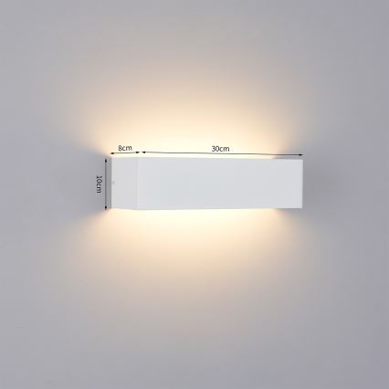 Brilagi - LED spoljašnje zidno svetlo DONNANI LED/12W/230V 30 cm bela IP44
