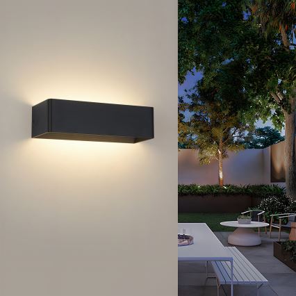 Brilagi - LED spoljašnje zidno svetlo DONNANI LED/12W/230V crno IP44