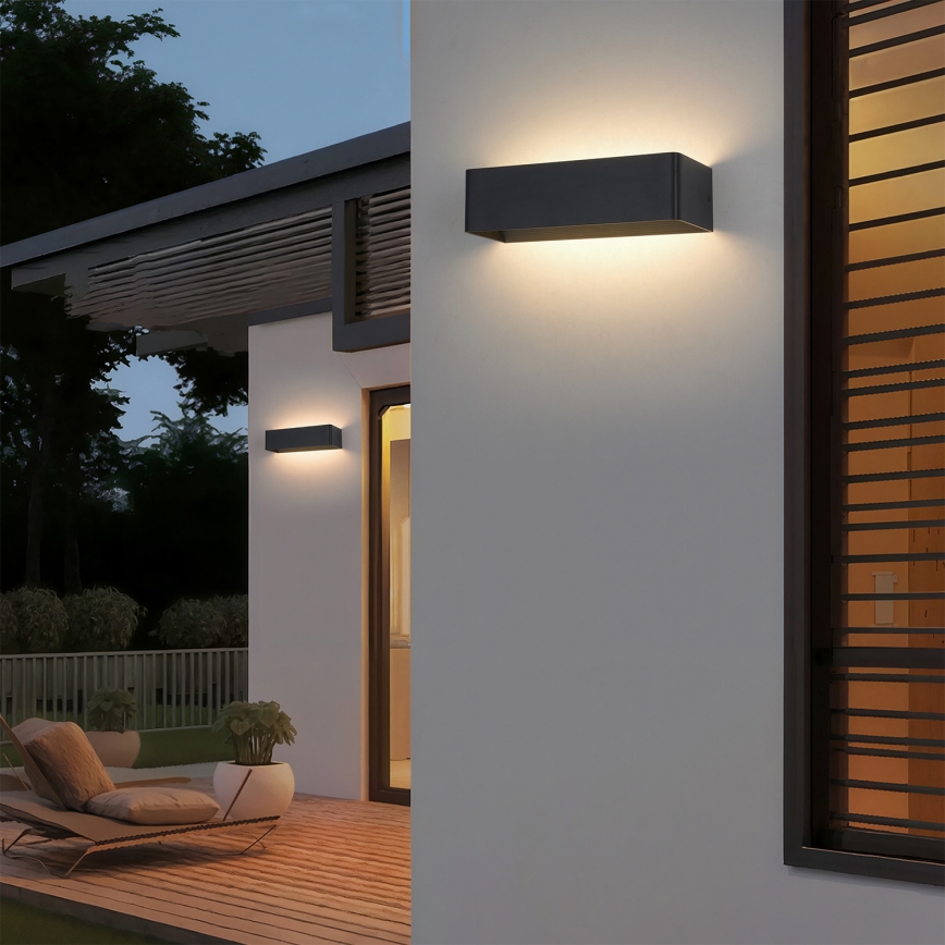 Brilagi - LED spoljašnje zidno svetlo DONNANI LED/12W/230V crno IP44