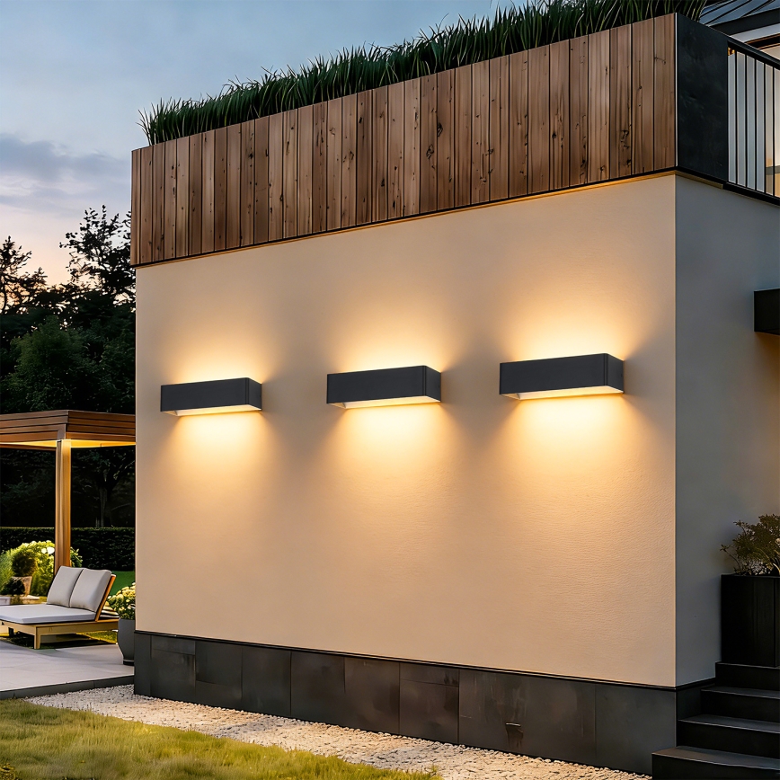 Brilagi - LED spoljašnje zidno svetlo DONNANI LED/12W/230V crno IP44