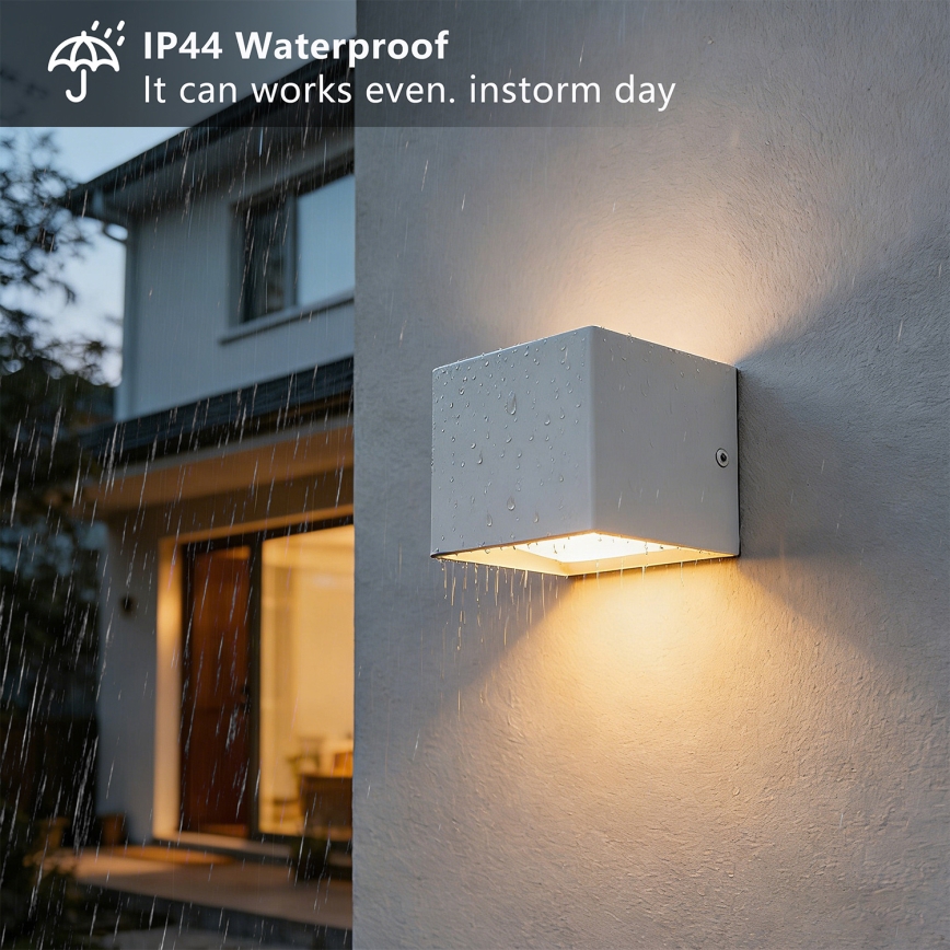 Brilagi - LED spoljašnje zidno svetlo DONNANI LED/5W/230V 10 cm belo IP44