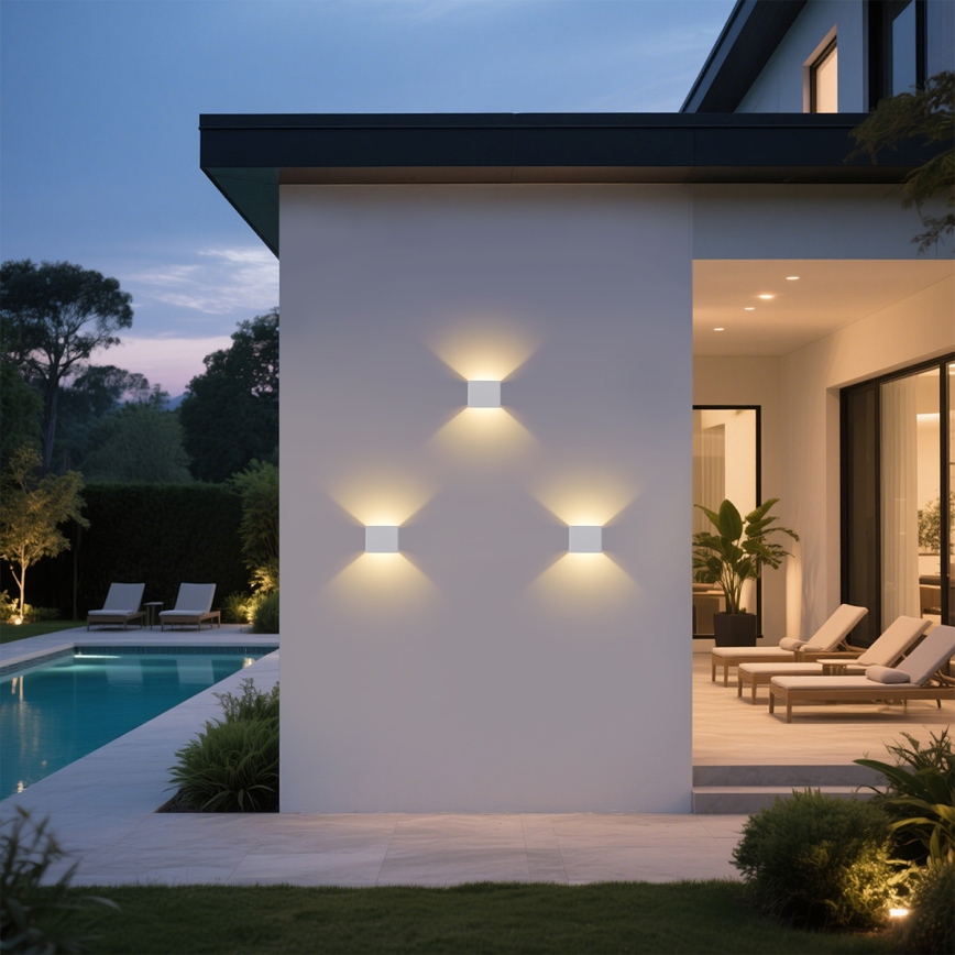 Brilagi - LED spoljašnje zidno svetlo DONNANI LED/5W/230V 10 cm belo IP44