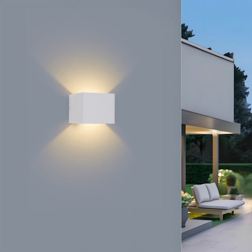 Brilagi - LED spoljašnje zidno svetlo DONNANI LED/5W/230V 10 cm belo IP44