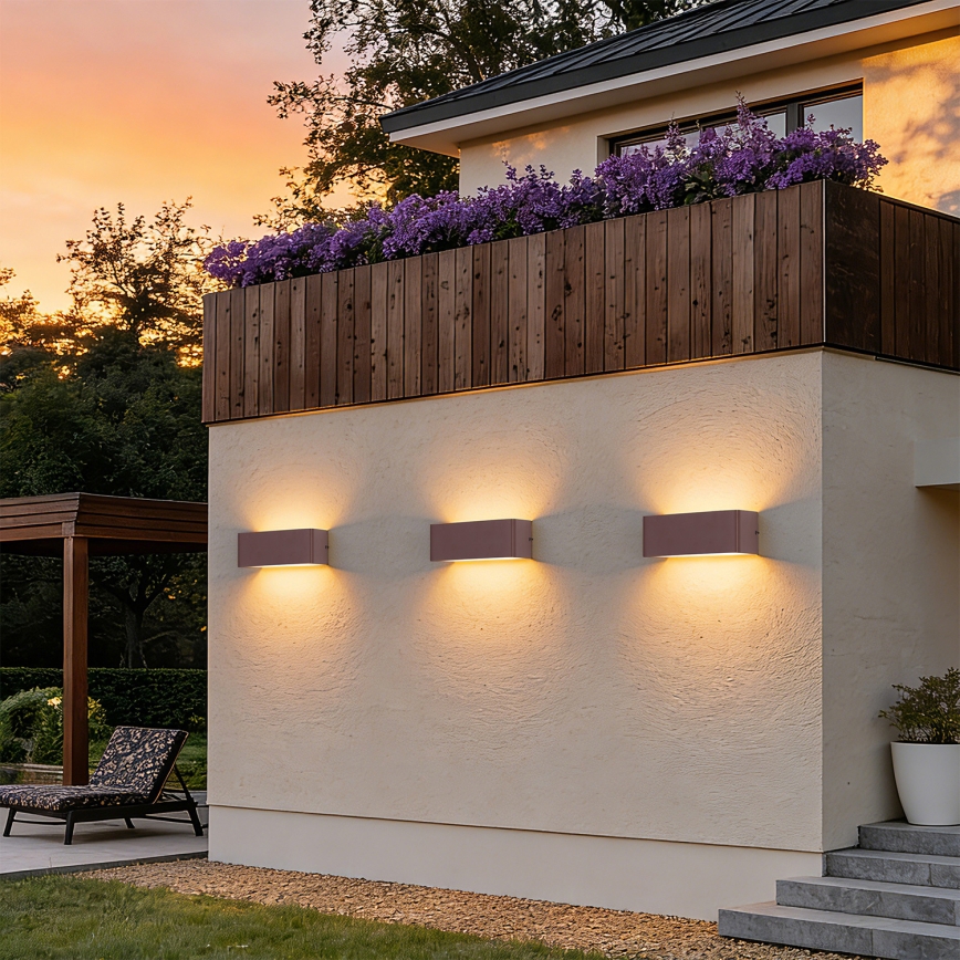 Brilagi - LED spoljašnje zidno svetlo DONNANI LED/7W/230V braon IP44