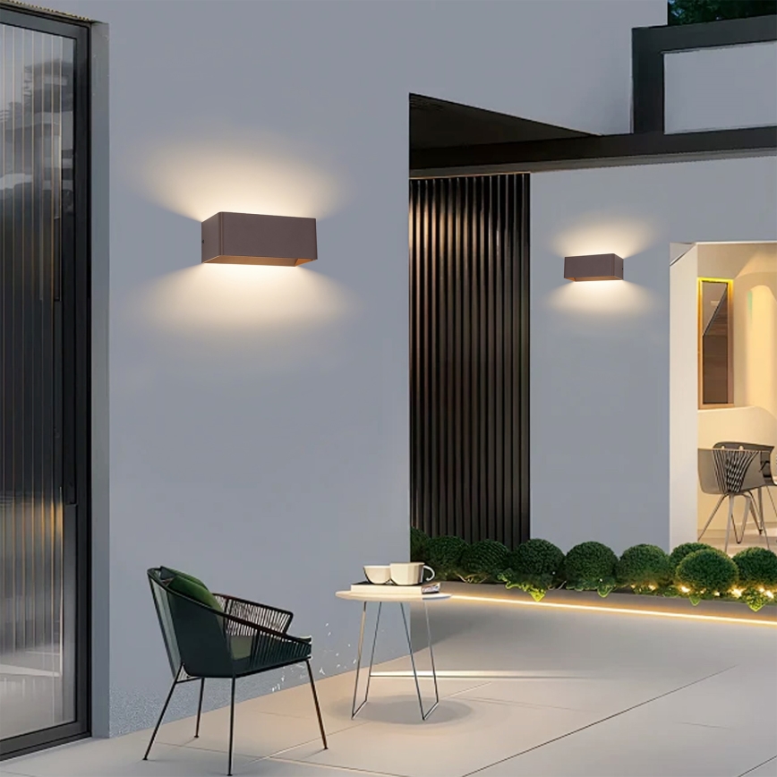Brilagi - LED spoljašnje zidno svetlo DONNANI LED/7W/230V braon IP44