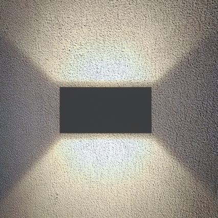 Brilagi - LED spoljašnje zidno svetlo DOUBLE CUBE LED/12W/230V antracit IP65