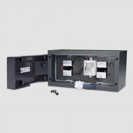 Brilagi - LED spoljašnje zidno svetlo DOUBLE CUBE LED/12W/230V antracit IP65