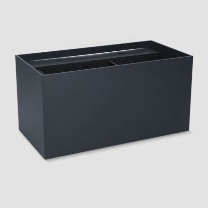 Brilagi - LED spoljašnje zidno svetlo DOUBLE CUBE LED/12W/230V crna IP65