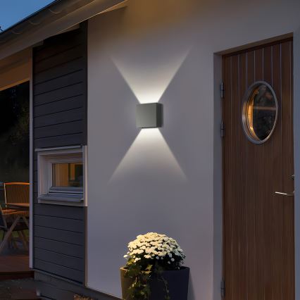 Brilagi - LED spoljašnje zidno svetlo DOUBLERAY LED/4W/230V antracit IP65