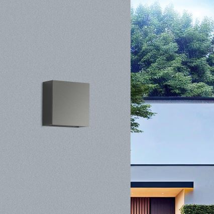 Brilagi - LED spoljašnje zidno svetlo DOUBLERAY LED/4W/230V antracit IP65