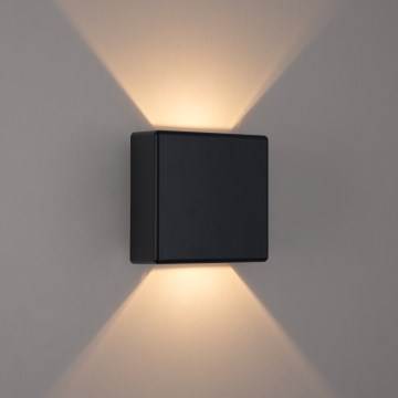 Brilagi - LED spoljašnje zidno svetlo DOUBLERAY LED/6W/230V crno IP54