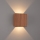 Brilagi - LED spoljašnje zidno svetlo DOUBLERAY LED/6W/230V, drveni dekor, IP54
