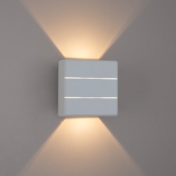 Brilagi - LED spoljašnje zidno svetlo DOUBLERAY LINE LED/6W/230V belo IP54