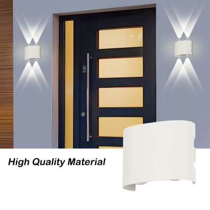 Brilagi - LED spoljašnje zidno svetlo FLAREBOX LED/4W/230V belo IP65