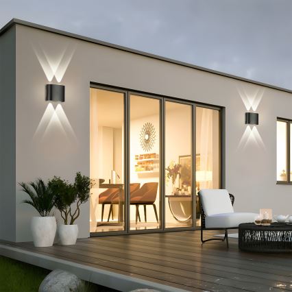 Brilagi - LED spoljašnje zidno svetlo FLAREBOX LED/4W/230V crno IP65