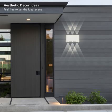 Brilagi - LED spoljašnje zidno svetlo FLAREBOX LED/6W/230V belo IP65