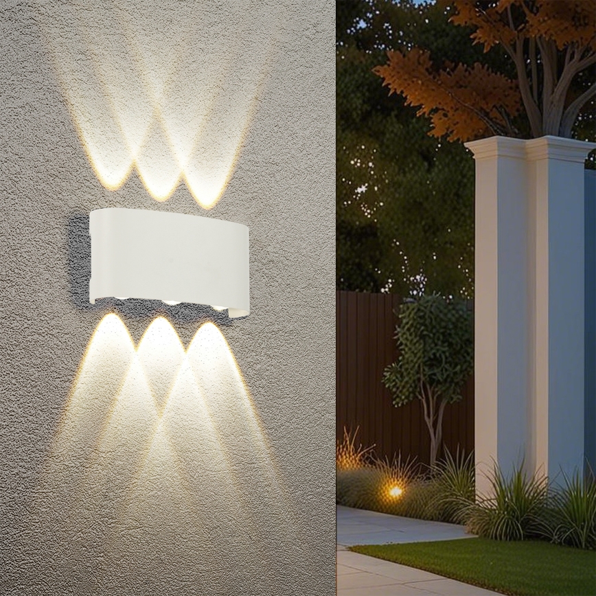 Brilagi - LED spoljašnje zidno svetlo FLAREBOX LED/6W/230V belo IP65