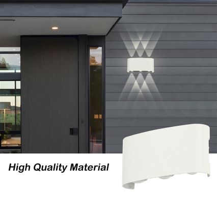 Brilagi - LED spoljašnje zidno svetlo FLAREBOX LED/6W/230V belo IP65