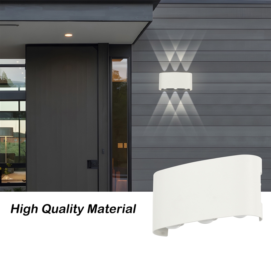 Brilagi - LED spoljašnje zidno svetlo FLAREBOX LED/6W/230V belo IP65