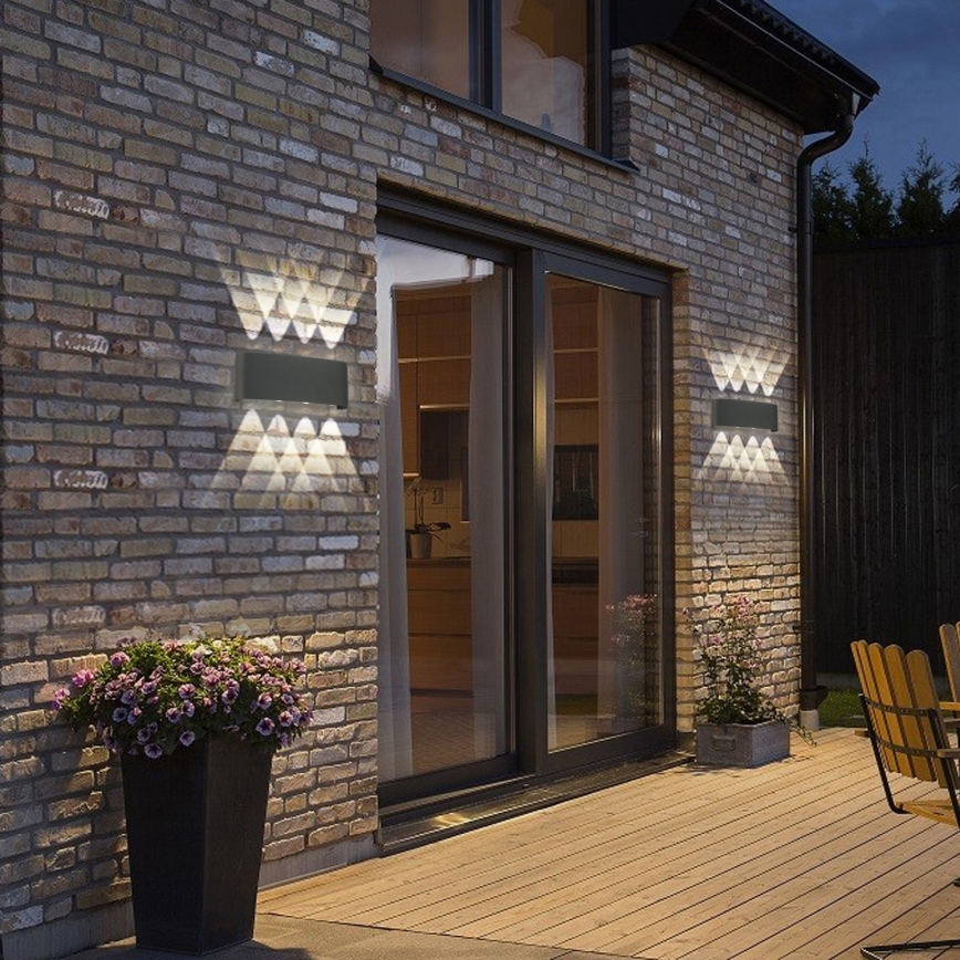 Brilagi - LED spoljašnje zidno svetlo FLAREBOX LED/8W/230V, antracit, IP65