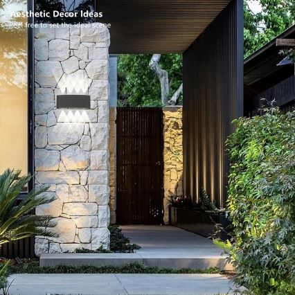 Brilagi - LED spoljašnje zidno svetlo FLAREBOX LED/8W/230V, antracit, IP65