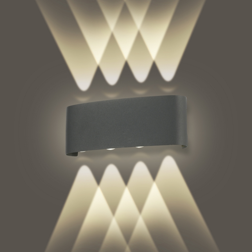 Brilagi - LED spoljašnje zidno svetlo FLAREBOX LED/8W/230V, antracit, IP65