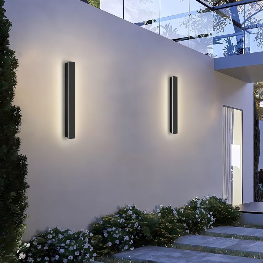 Brilagi - LED spoljašnje zidno svetlo LINEAR LED/12W/230V 3000K IP65 50 cm crna CRI 90