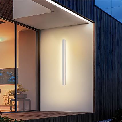 Brilagi - LED spoljna zidna svetiljka LINEAR LED/22W/230V 3000K IP65 100 cm bela CRI 90