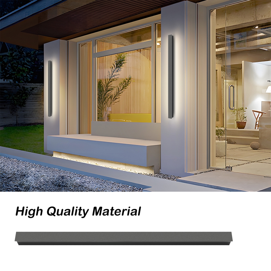 Brilagi - LED spoljašnje zidno svetlo LINEAR LED/22W/230V 4000K IP65 100 cm antracit CRI 90