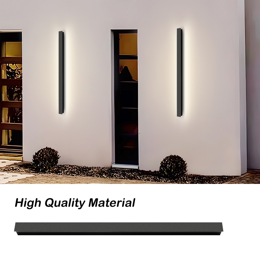 Brilagi - LED spoljno zidno svetlo LINEAR LED/22W/230V 4000K IP65 100 cm crno CRI 90