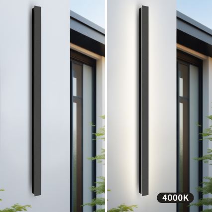 Brilagi - LED spoljašnje zidno svetlo LINEAR LED/32W/230V 4000K IP65 140 cm crna CRI 90