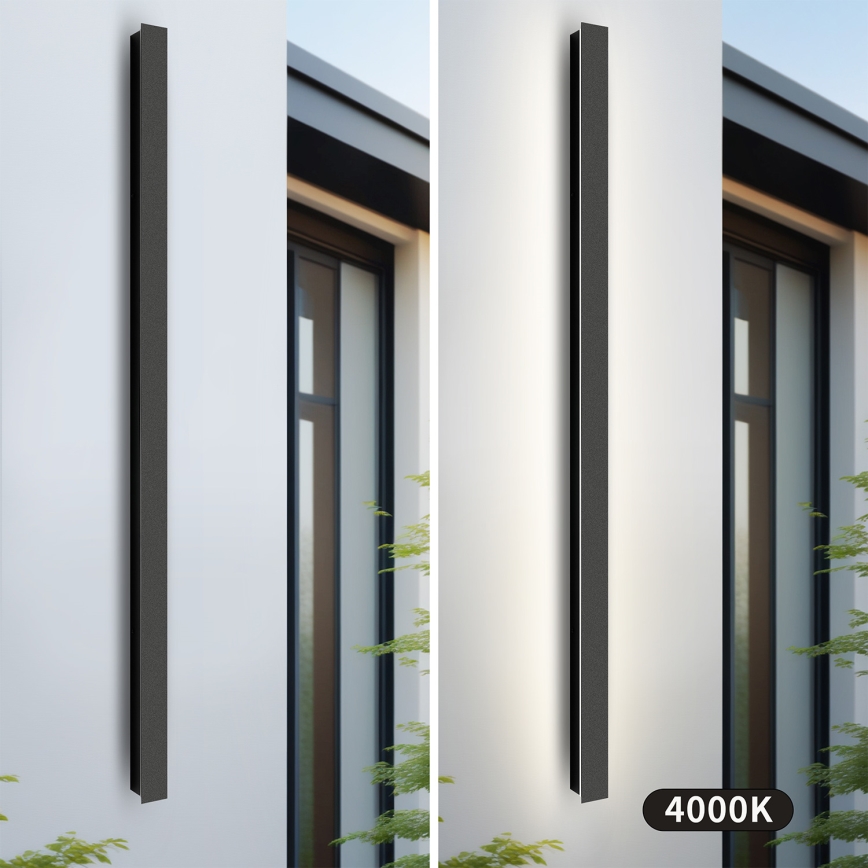 Brilagi - LED spoljašnje zidno svetlo LINEAR LED/32W/230V 4000K IP65 140 cm crna CRI 90