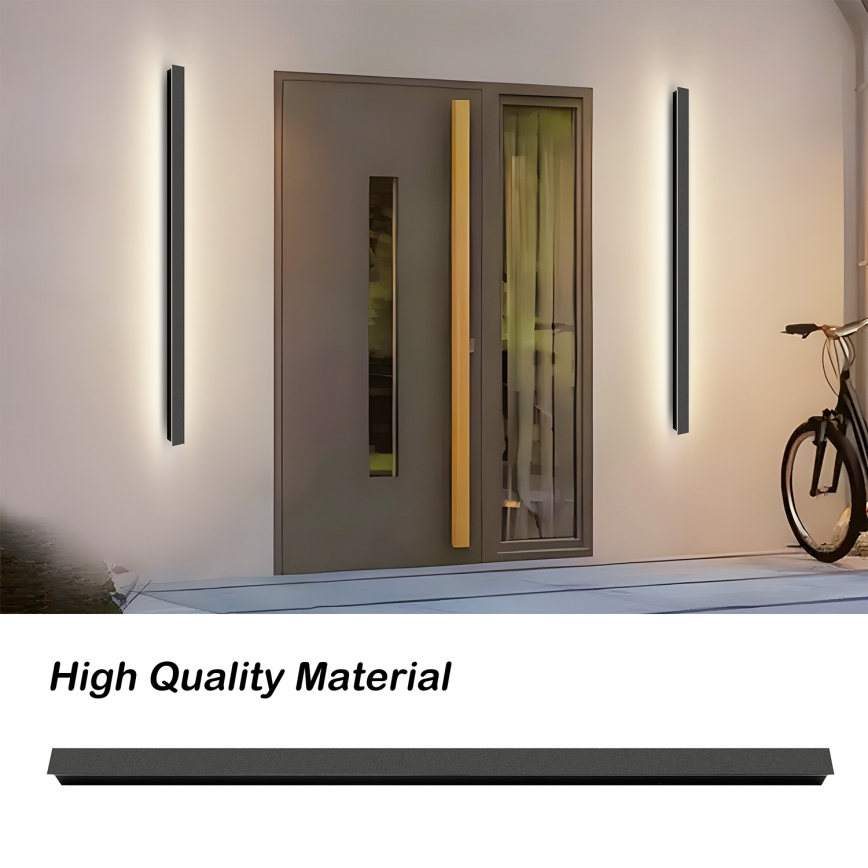 Brilagi - LED spoljašnje zidno svetlo LINEAR LED/32W/230V 4000K IP65 140 cm crna CRI 90