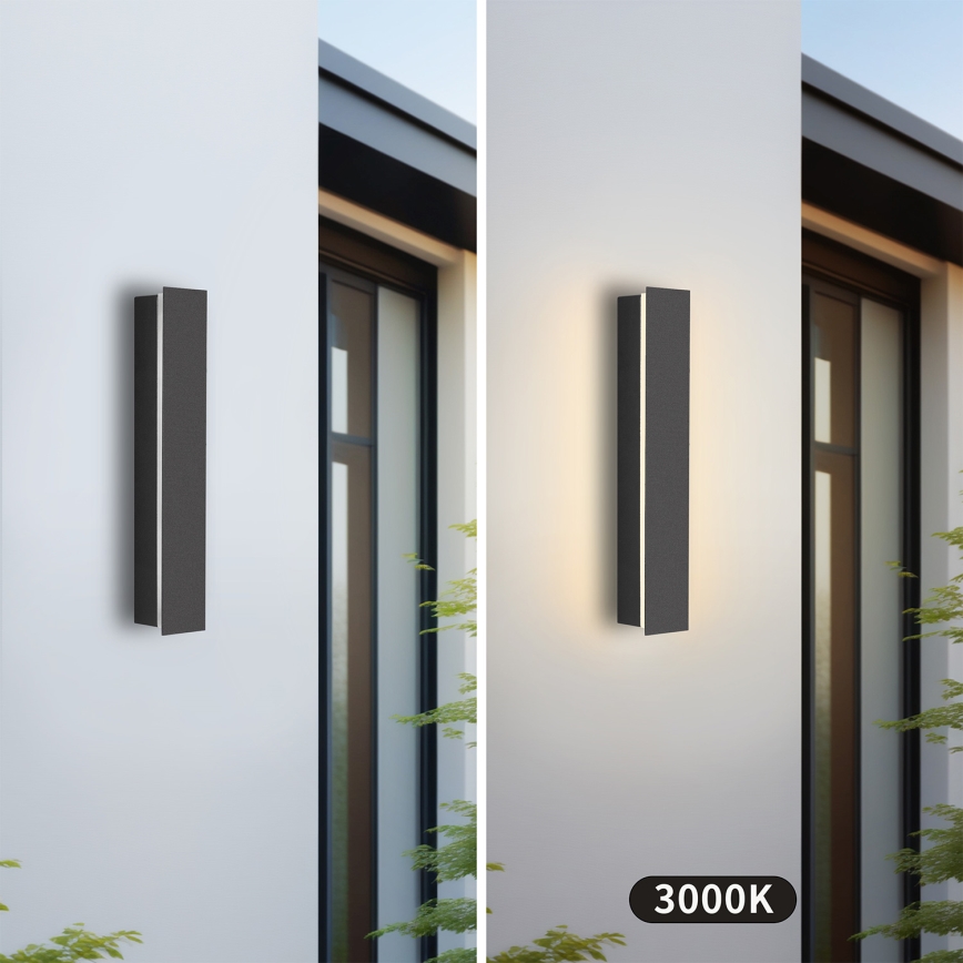 Brilagi - LED spoljna zidna svetiljka LINEAR LED/8W/230V 3000K IP65 30 cm antracit CRI 90