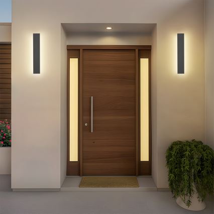 Brilagi - LED spoljna zidna svetiljka LINEAR LED/8W/230V 3000K IP65 30 cm antracit CRI 90