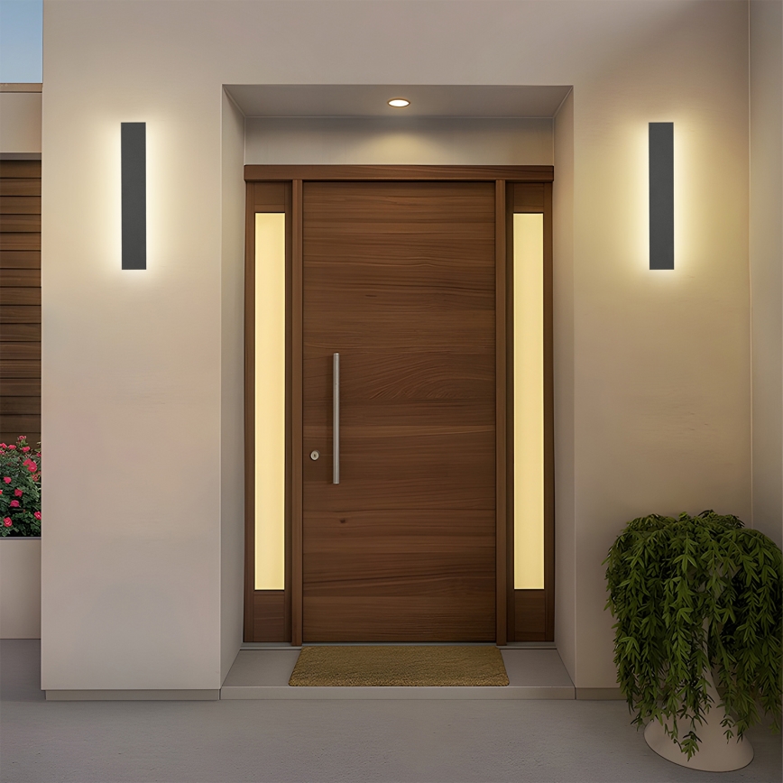 Brilagi - LED spoljna zidna svetiljka LINEAR LED/8W/230V 3000K IP65 30 cm antracit CRI 90