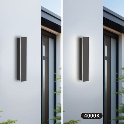 Brilagi - LINEAR LED spoljašnja zidna svetiljka 8W/230V, 4000K, IP65, 30 cm, antracit, CRI 90