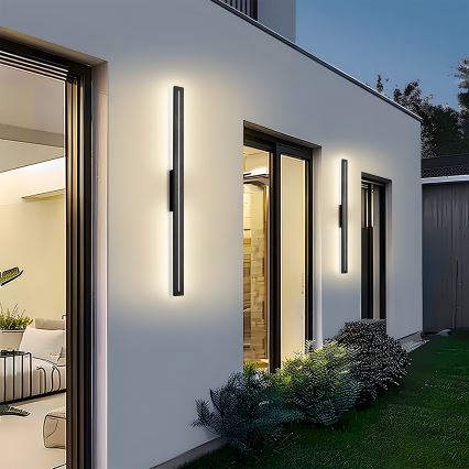 Brilagi - LED spoljašnje zidno svetlo LINEO LED/24W/230V 3000K IP65 100 cm crno CRI 90