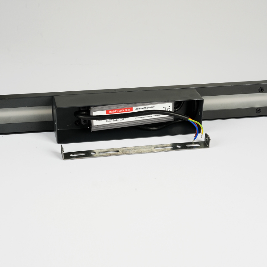 Brilagi - LED spoljašnje zidno svetlo LINEO LED/24W/230V 3000K IP65 100 cm crno CRI 90