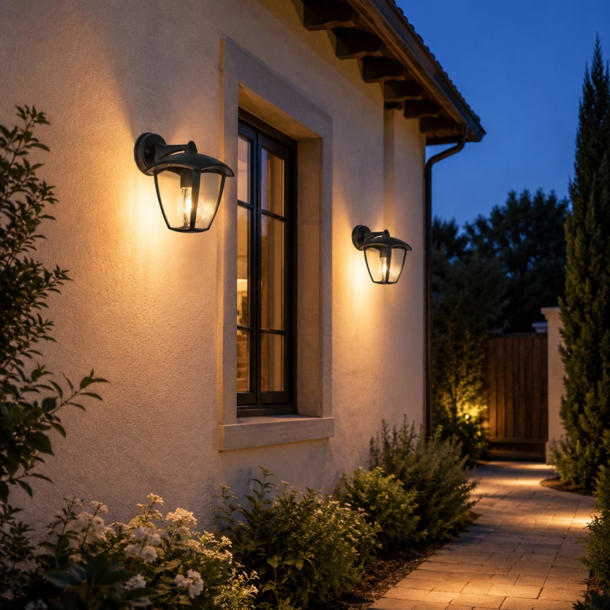Brilagi - LED spoljašnje zidno svetlo LUNA 1xE27/60W/230V IP44