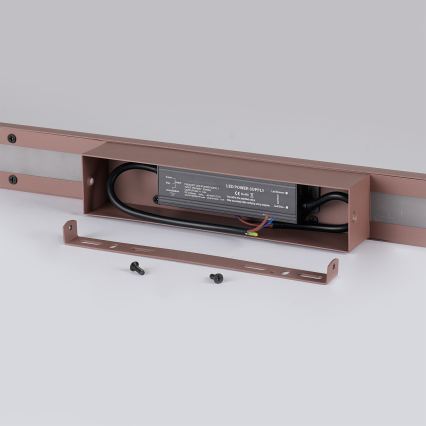 Brilagi - LUNA spoljašnje zidno svetlo LED/24W/230V 3000K IP65 100 cm braon CRI 90