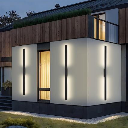Brilagi - LED spoljašnja zidna svetiljka LUNA LED/30W/230V 4000K IP65 150 cm crna CRI 90