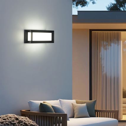 Brilagi - LED spoljašnja zidna svetiljka PARKER LED/12W/230V 3000/4500/6000K crna IP44
