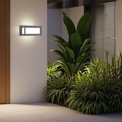 Brilagi - LED spoljašnje zidno svetlo PARKER LED/12W/230V sivo IP44