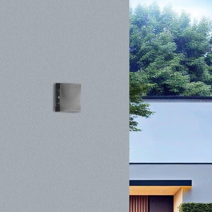 Brilagi - LED spoljašnje zidno svetlo QUADRAY LED/4W/230V antracit IP65