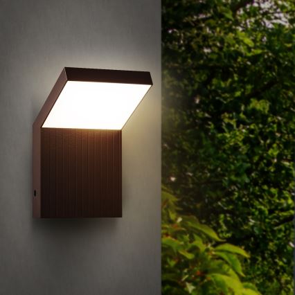 Brilagi - LED spoljašnje zidno svetlo RIANO LED/8W/230V braon IP65